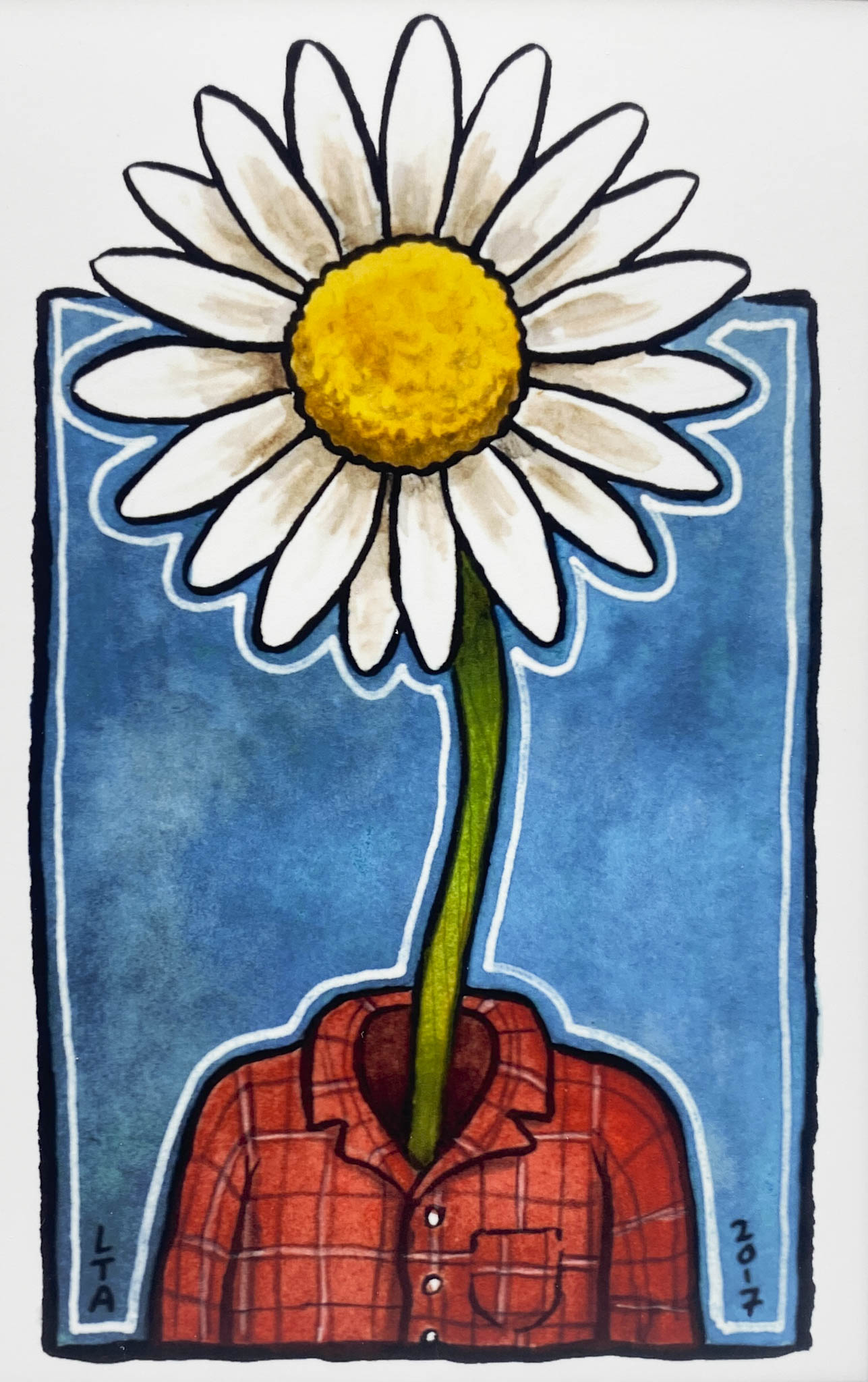 Flower Person Print - Lucas Antoniak