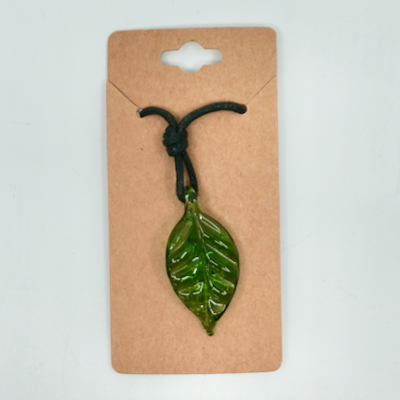 Ironwood Glassworks - Large Leaf Necklace