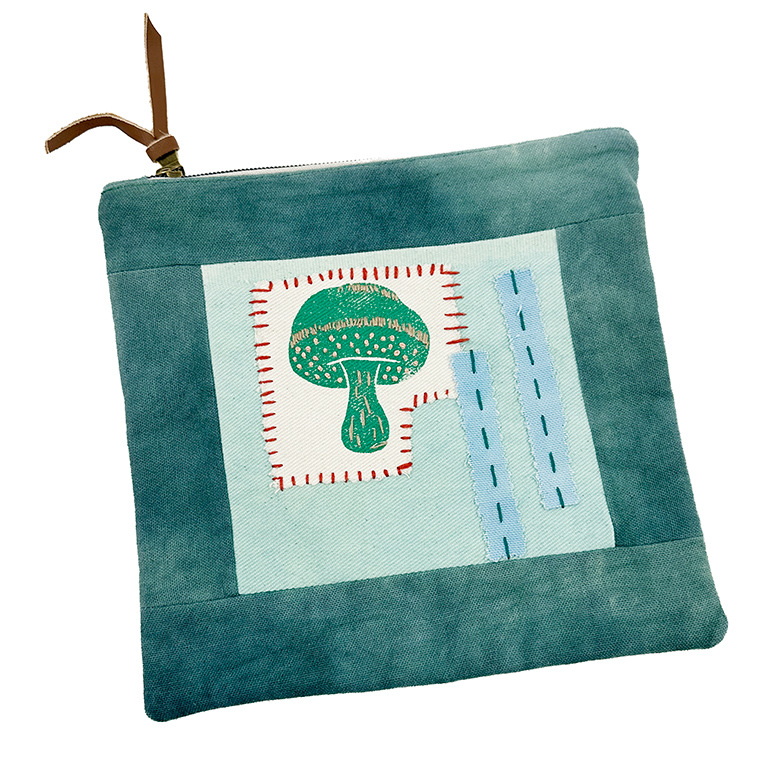 Embroidered Zipper Pouch - Jen Luna