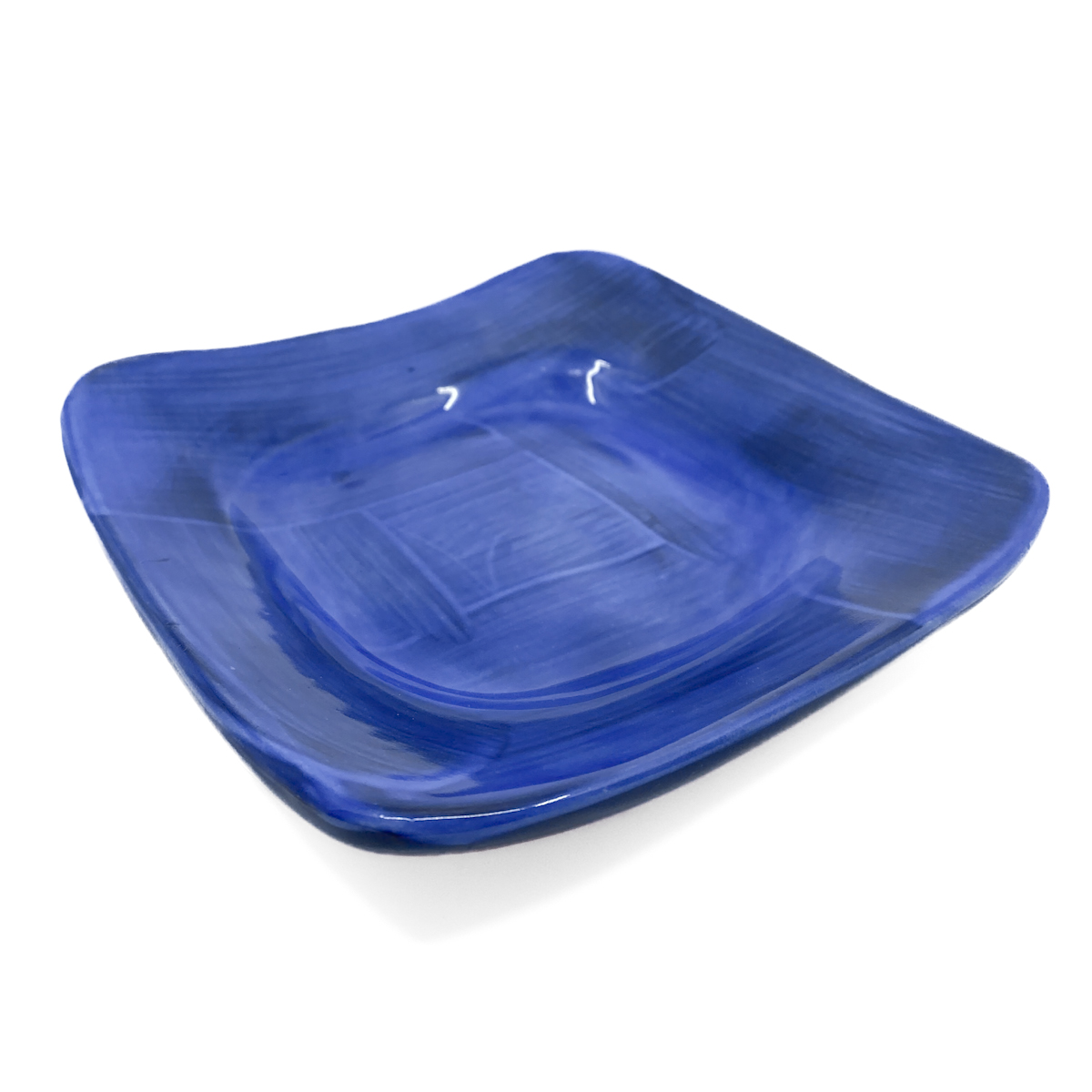 Ceramic Salad Plate, Blue - Melody Tiemann