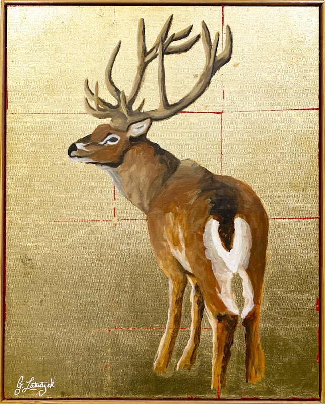 "Buck" Painting - Gayle Latuszek