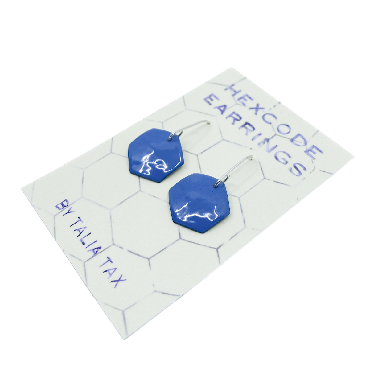 Hexcode Earrings, Enamel - Talia Tax