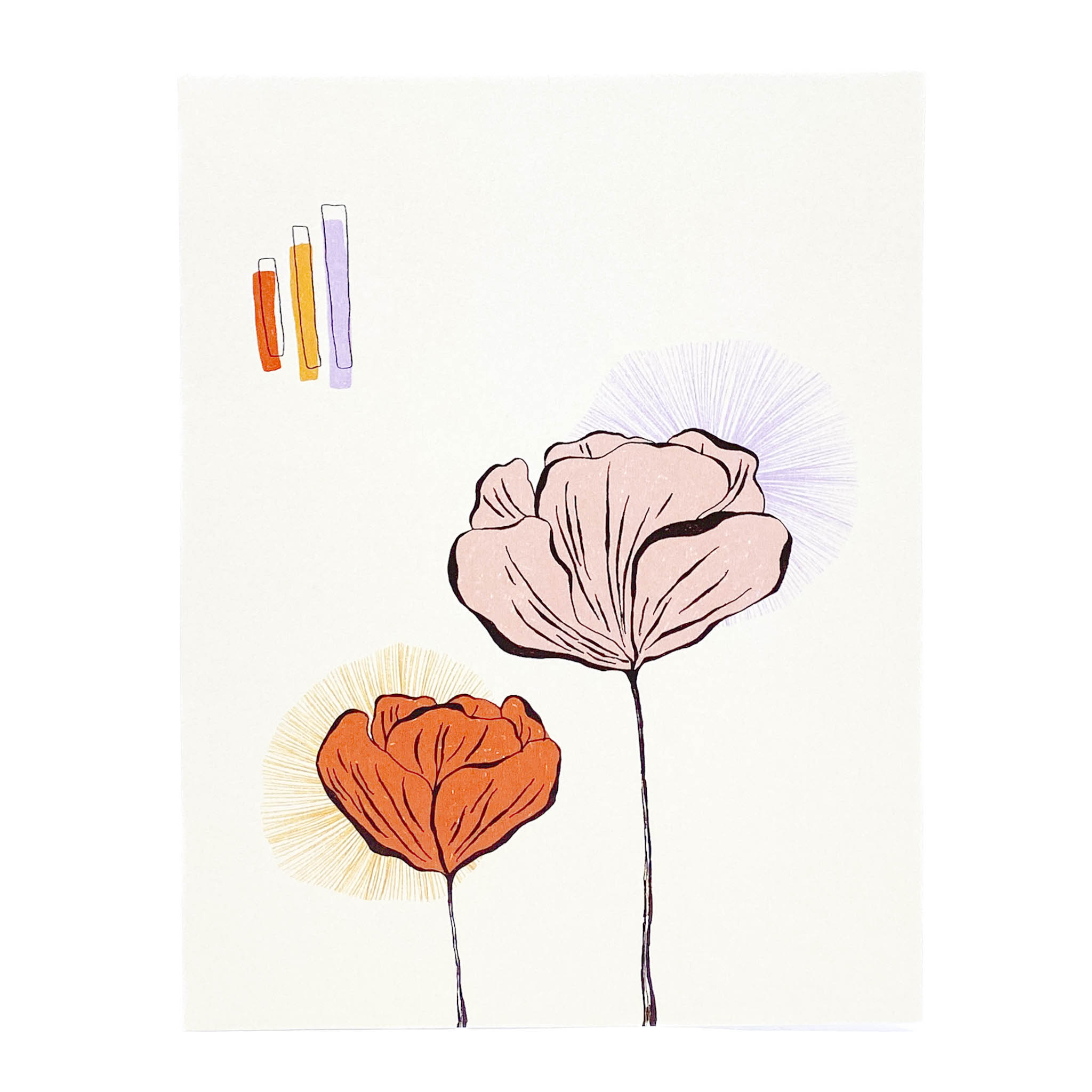 Peony Card - Maile-lani Wellington