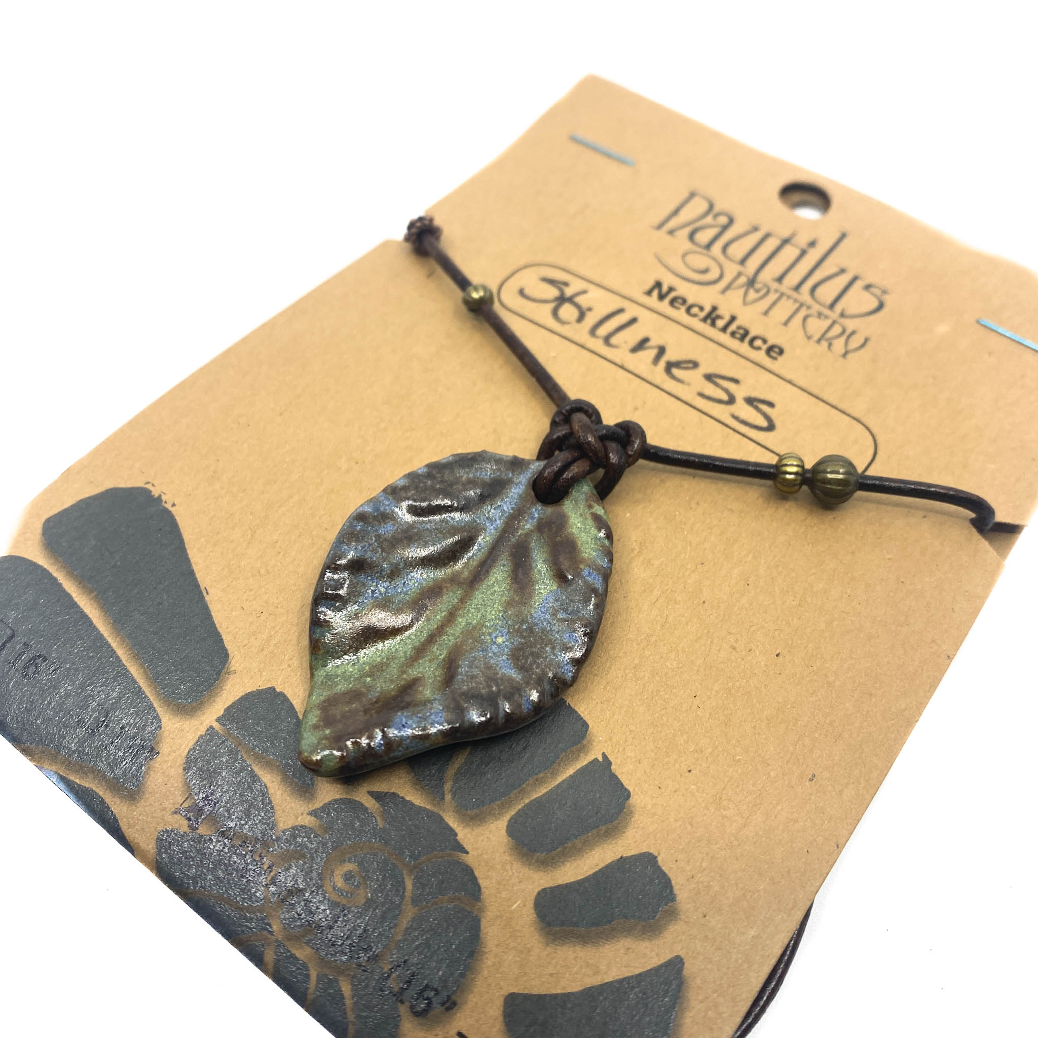 Ceramic Pendant - Essential Oil Diffuser - Nautilus Pottery