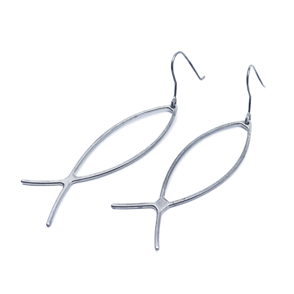 Fish Earrings, Sterling Silver - Kip Kniep