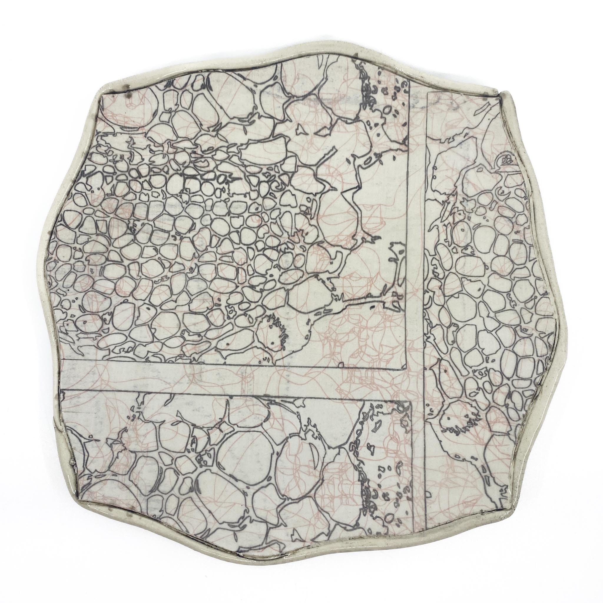 Ceramic 9" Plate - Marc Barr