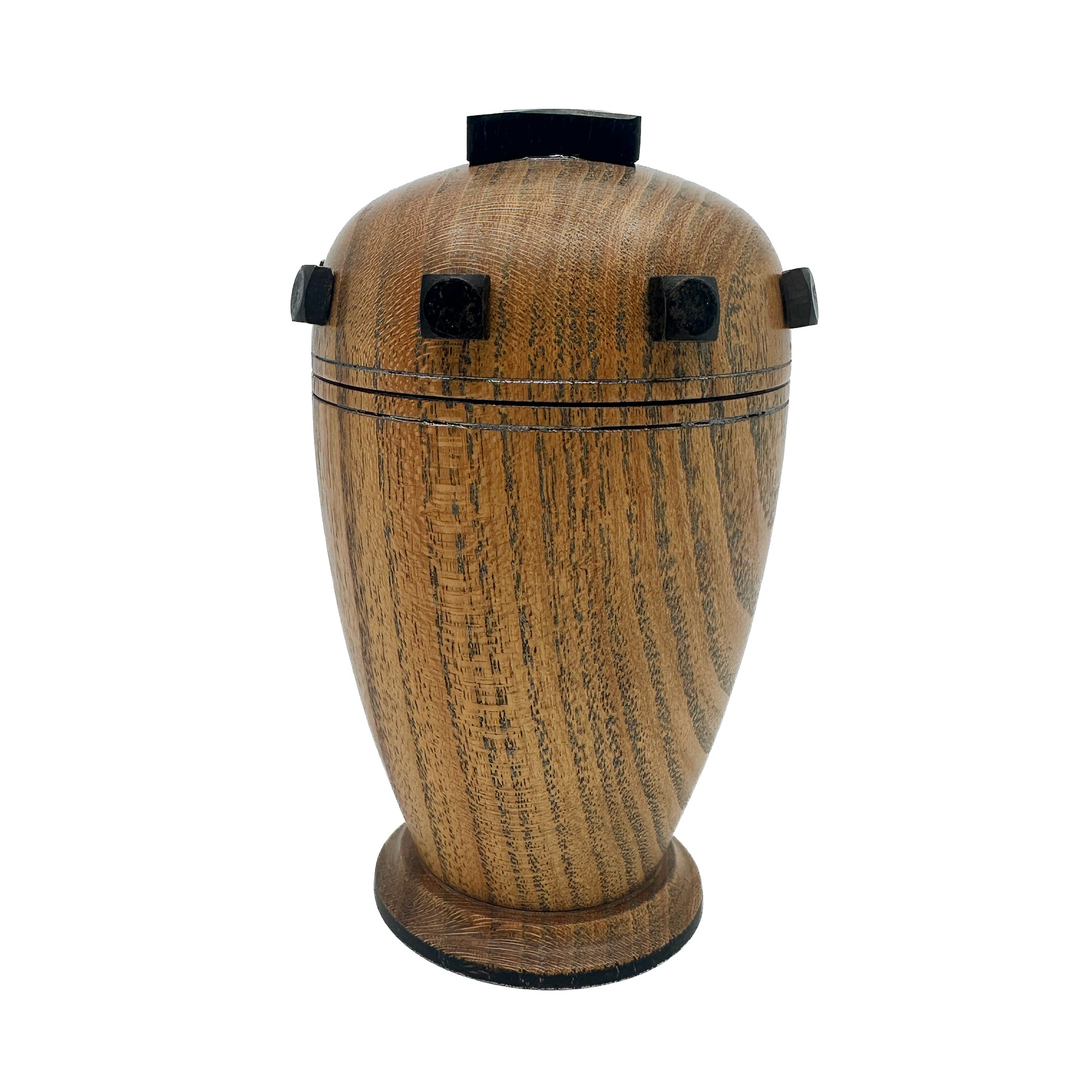 Turned Vessel with Lid - John Lucas