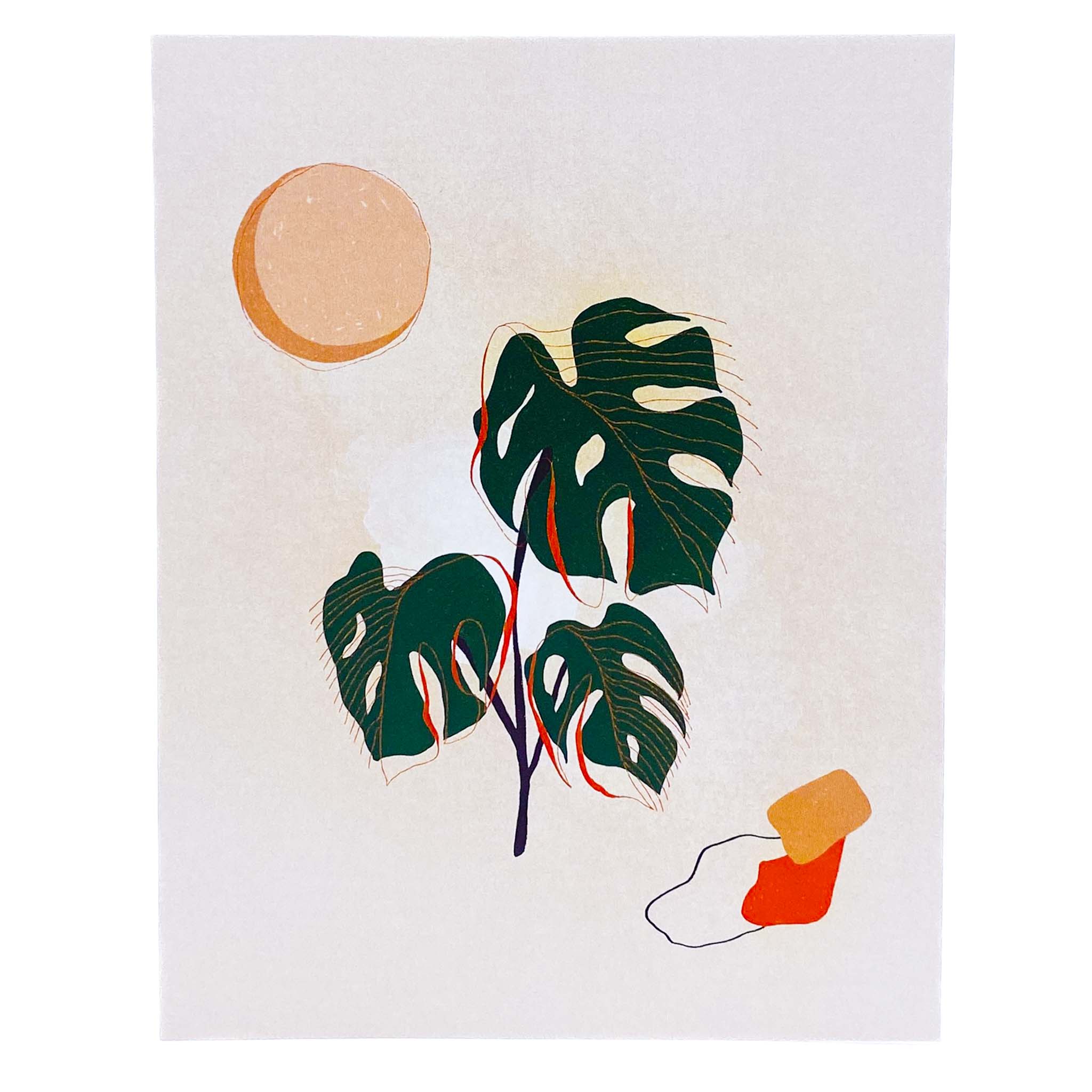 Monstera Card - Maile-lani Wellington