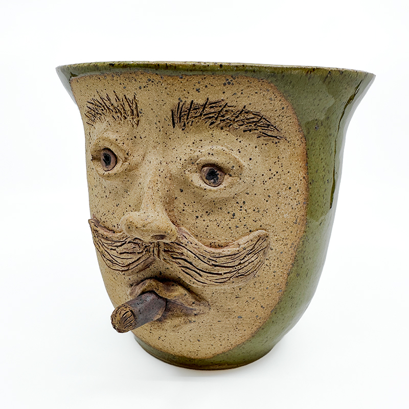 Ceramic Face Planter - Kristy Herr