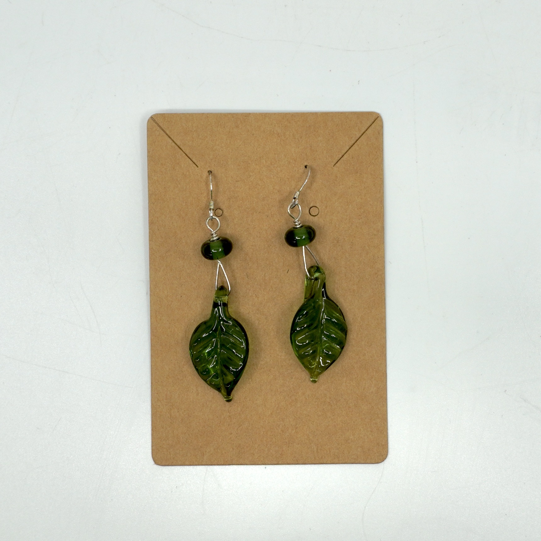 Ironwood Glassworks - Leaf Earrings