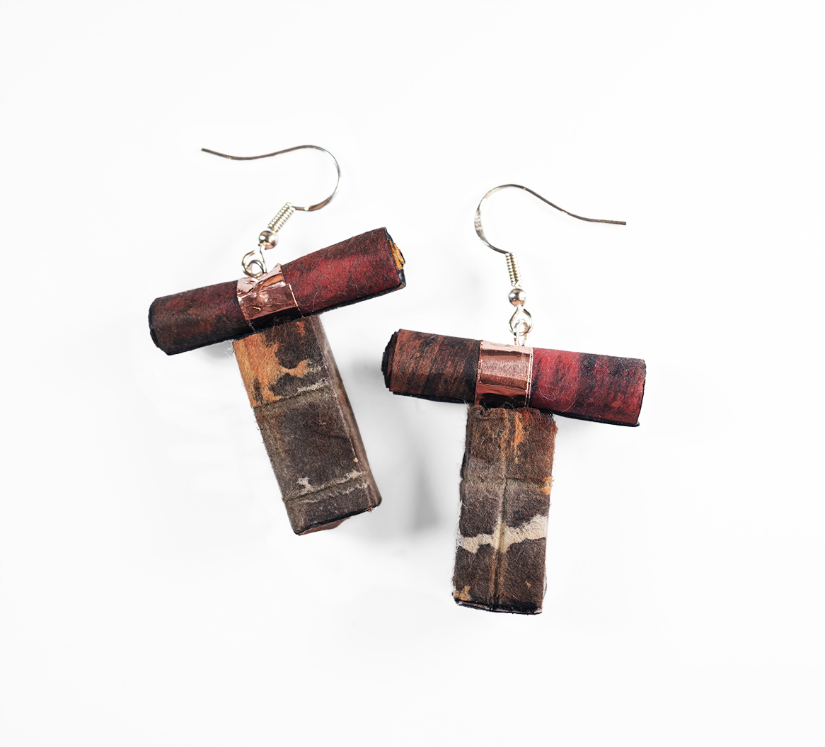 Handmade Paper Earrings, Box - Liberty Paper