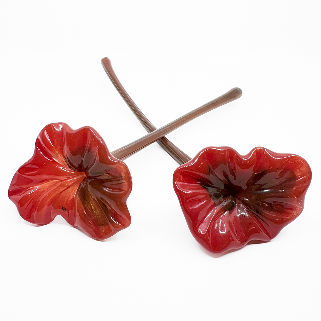 Blown Glass Flower - Charlotte King