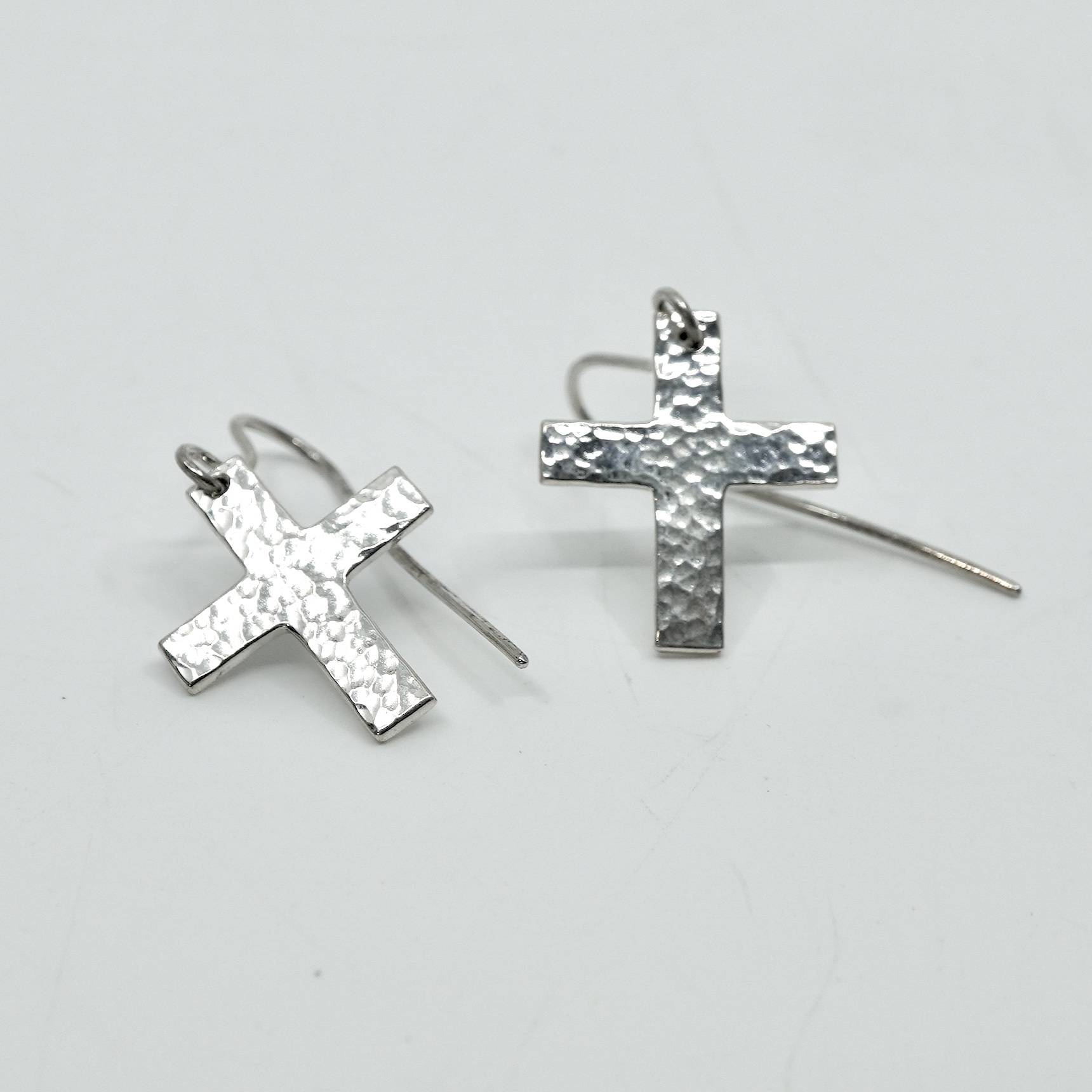 Kip Kniep - Cross Earrings, Sterling Silver