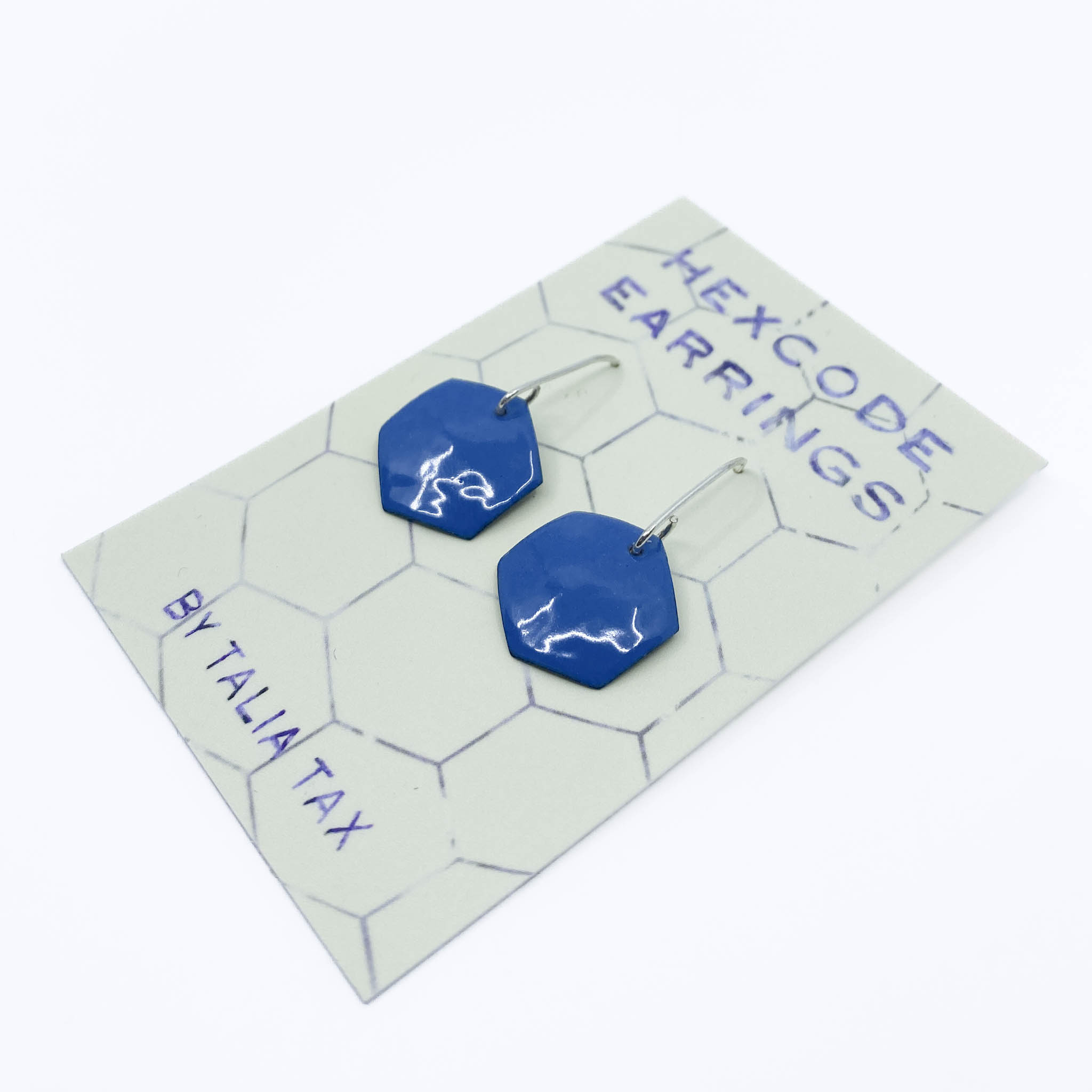 Hexcode Earrings, Enamel - Talia Tax