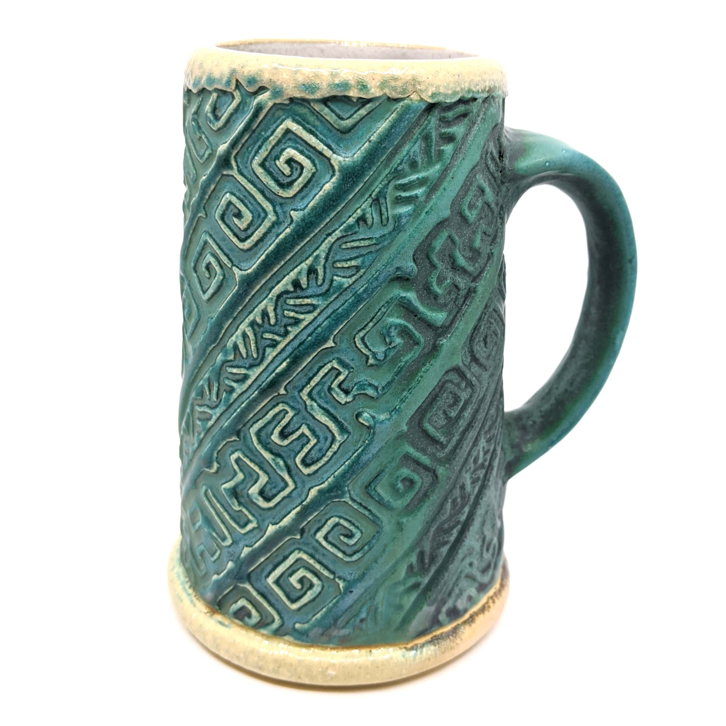 Vince Pitelka - Teal Ceramic Stein